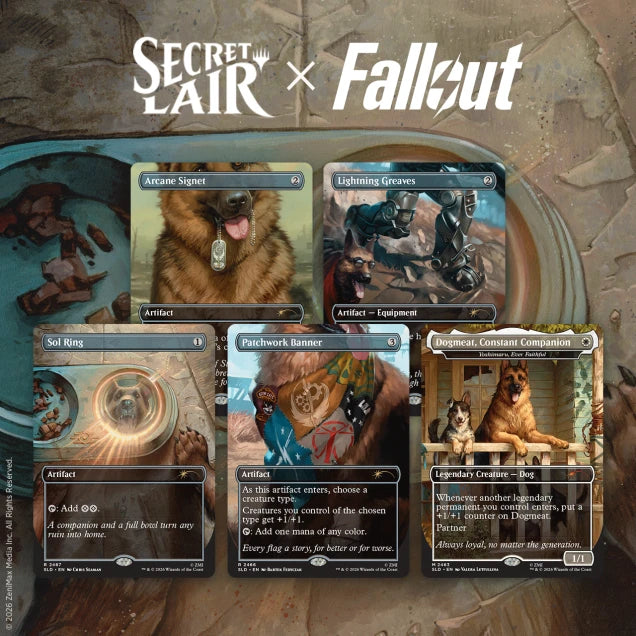 Fallout: Greet the Dog Secret Lair FOIL