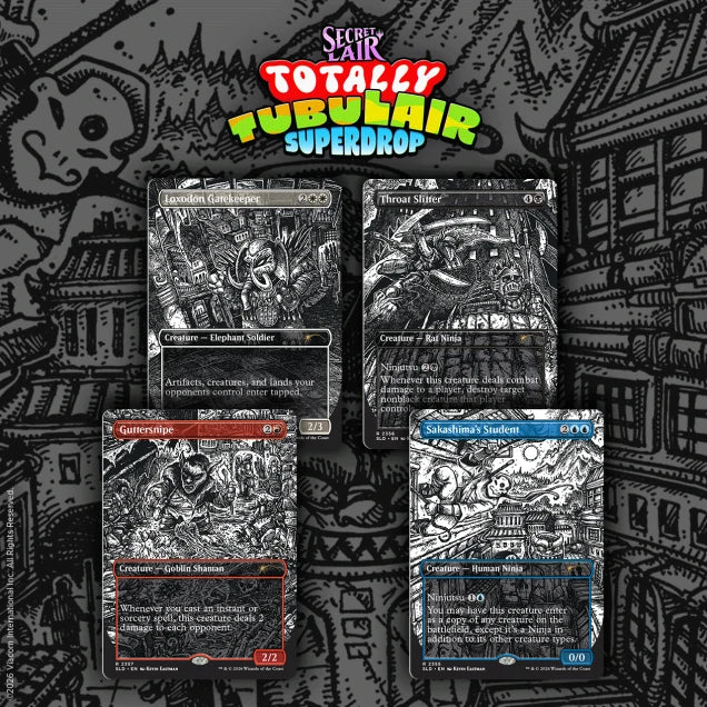 TNMNT Featuring Kevin Eastman Secret Lair FOIL